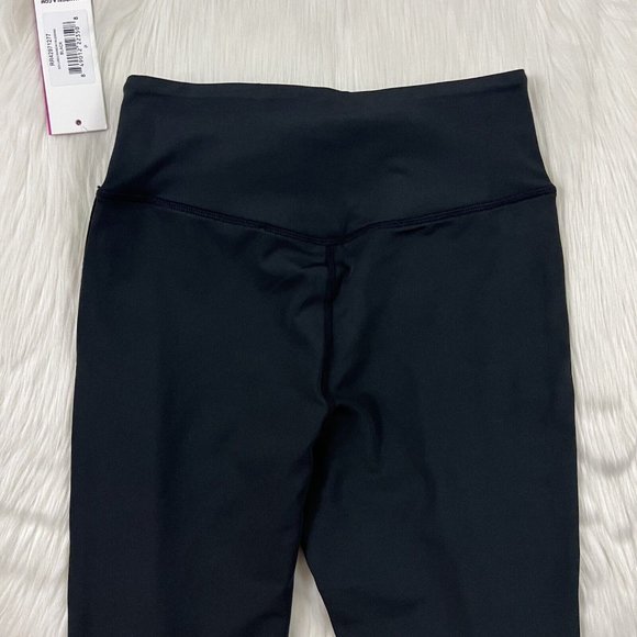 Pam & Gela Move Fast Womens Size P / XS Black S20 Lurex Rainbow 7/8‎ Leggings - Picture 8 of 9